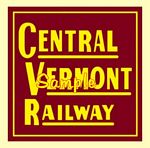 Central Vermont Railroad Clock - T-shirts - Magnets  - Mugs - Decals - Lighters