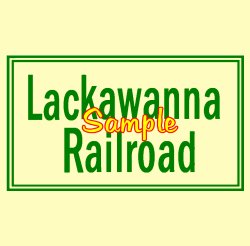 Lackawanna Railroad T -shirts - Decals - Magnets - Clocks