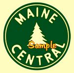 Maine Central Railroad T- shirts - Decals - Magnets - Clocks