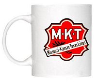 M-K-T Railroad Clock - T-shirts - Magnets  - Mugs - Decals - Lighters
