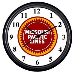 MOPAC Missouri Pacific Railroad T- shirts - Decals - Clocks