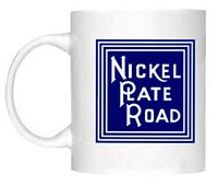 Nickel Plate Railroad Clock - T-shirts - Magnets  - Mugs - Decals - Lighters