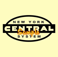 New York central Railroad T-shirts - Decals - Clocks - Magnets