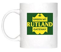 Rutland Railroad Clock - T-shirts - Magnets  - Mugs - Decals - Lighters